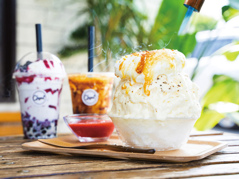 元実力派パティシエが営む、かき氷とタピオカドリンクが自慢のお店