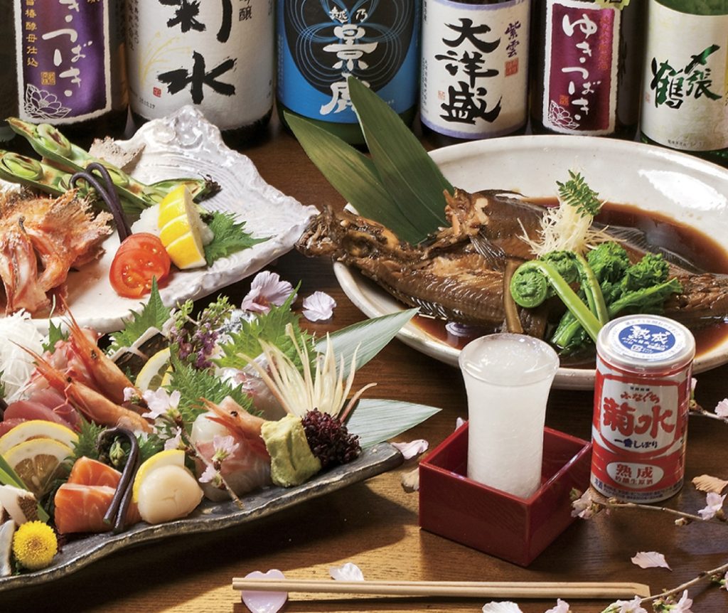 『和醸酒肴 越後屋 酔心』日本海より毎日直送、鮮度抜群の鮮魚！