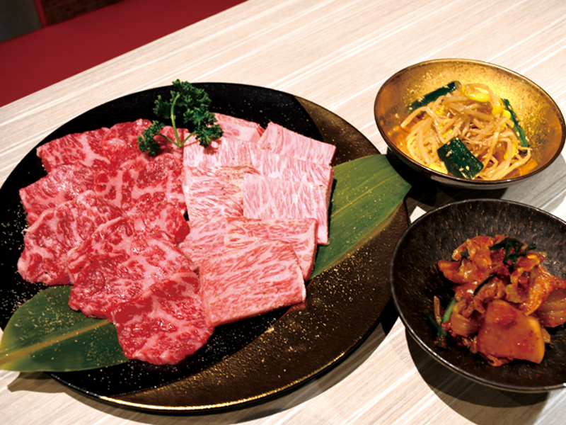 A5ランクのお肉を自家製ダレで味わう