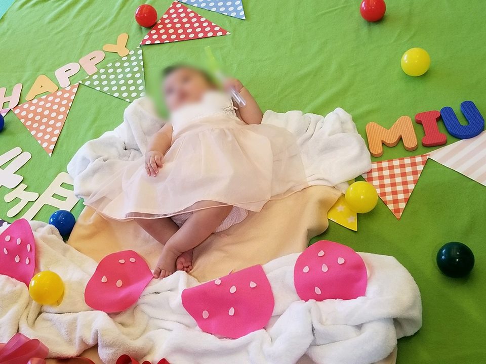 終了しました。4月16日（火）おひるねアート～赤ちゃんを思いっきり主役に～