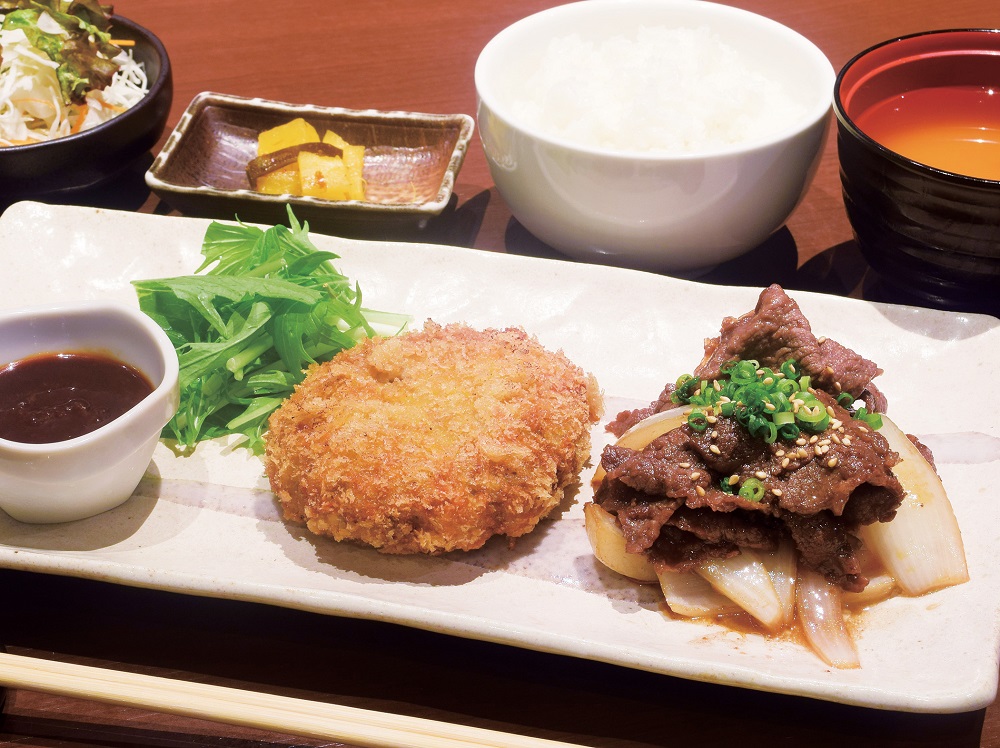 『ぴこぴこ精肉店　瓦町店』一頭買いだからこそできる価格が嬉しい♪A4ランク以上の宮崎牛を使った肉ランチ