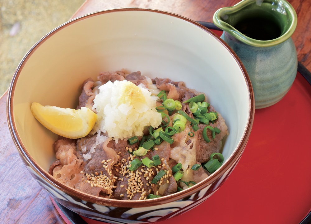 『讃岐の味 塩がま屋』1度食べたら忘れられない満足感！オリーブ牛と讃岐うどんの贅沢コラボ