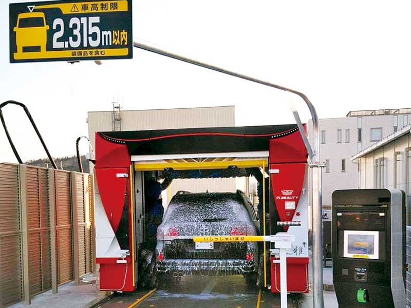 Beauty最新鋭洗車機に四国初のブローマシンを完備