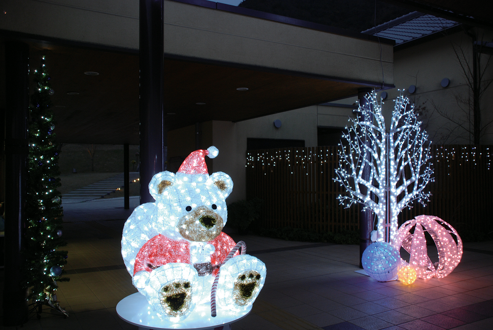 終了しました。開催中～12月24日（月・振休）『冬のイルミネーション』緑豊かな癒しの場所に添えられたイルミネーションの彩りを楽しもう