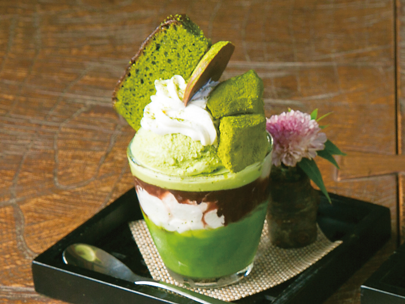 ほっと落ち着く空間でお抹茶や和スイーツを。