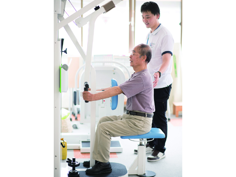 『リハビリデイサービス リハプライド 高松中央』生活基本動作に必要な筋肉を刺激