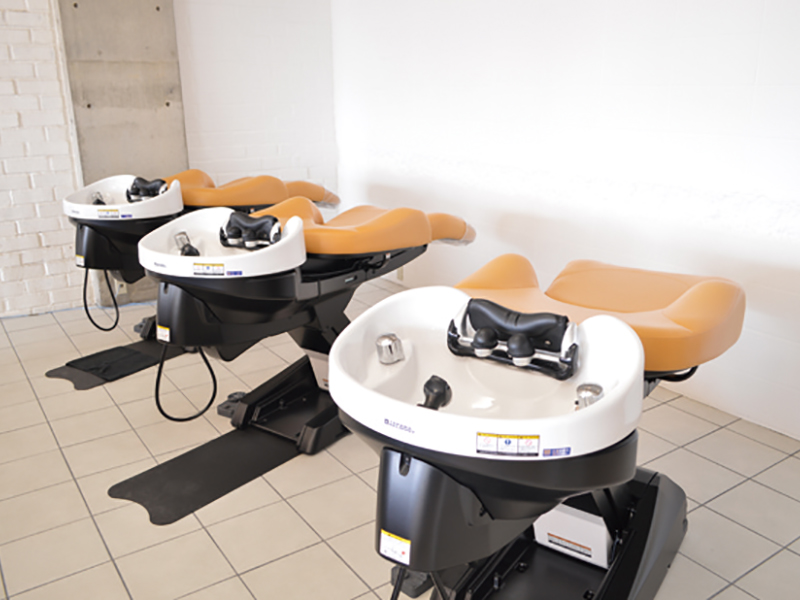 シャンプー台が一新し空間もリニューアル！