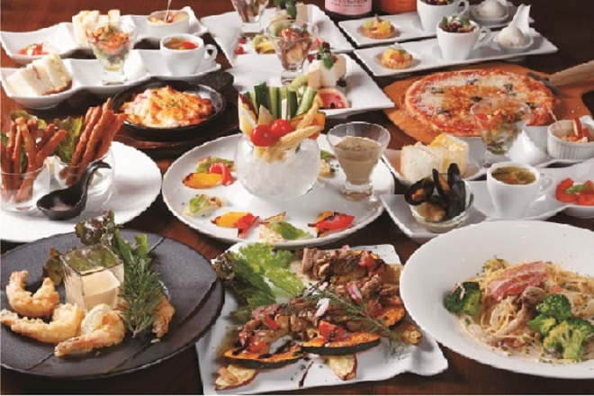 ボリューム満点の創作料理が人気のカジュアルダイニング