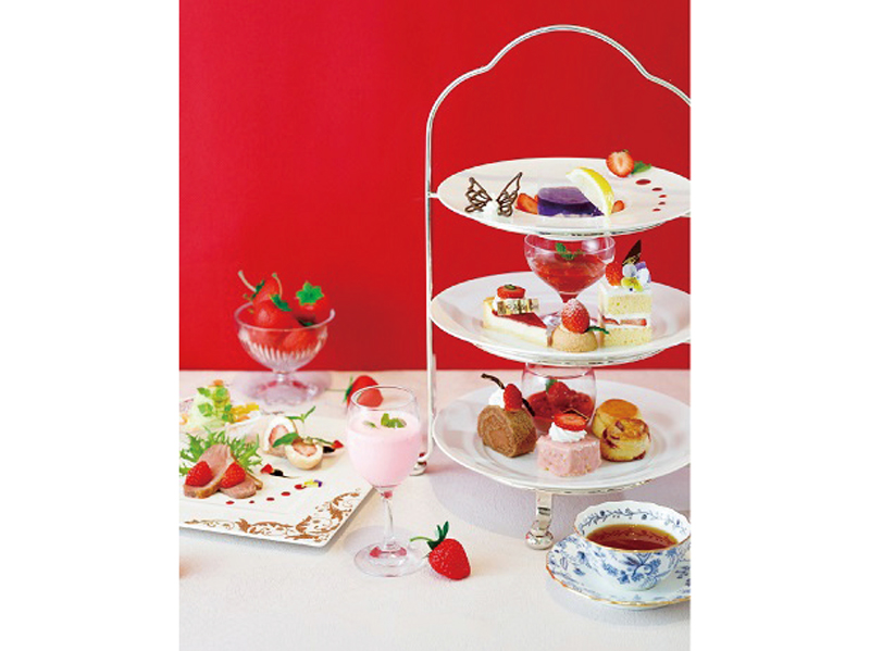 ストロベリーアフタヌーンティーセット