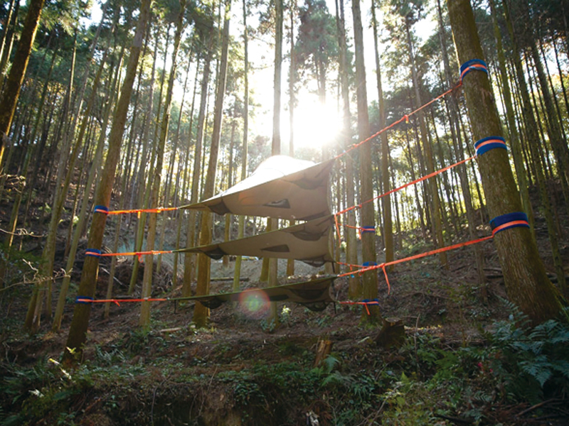 1日3組限定!直火や野営の本格アウトドア森の中のプライベートキャンプ場!