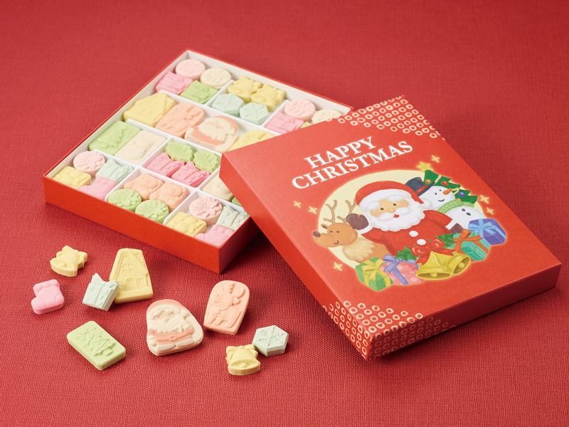 ハッピークリスマス一段 37個入　1,328円