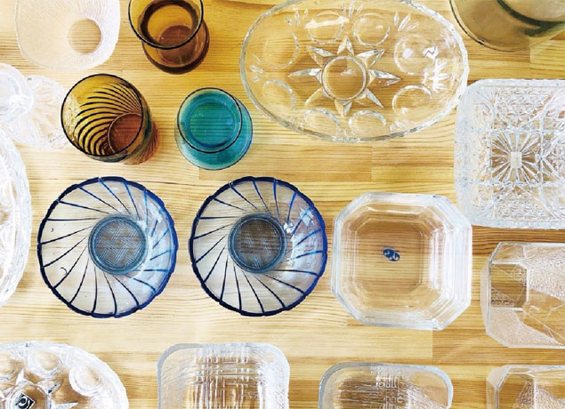 終了しました。開催中～9月2日（日）『想い出ガラス市』夏の食卓を涼やかに彩るガラスアイテムとの出会い