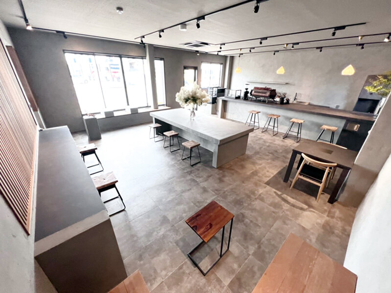 美味しい珈琲と雰囲気のある開放的な空間が魅力！