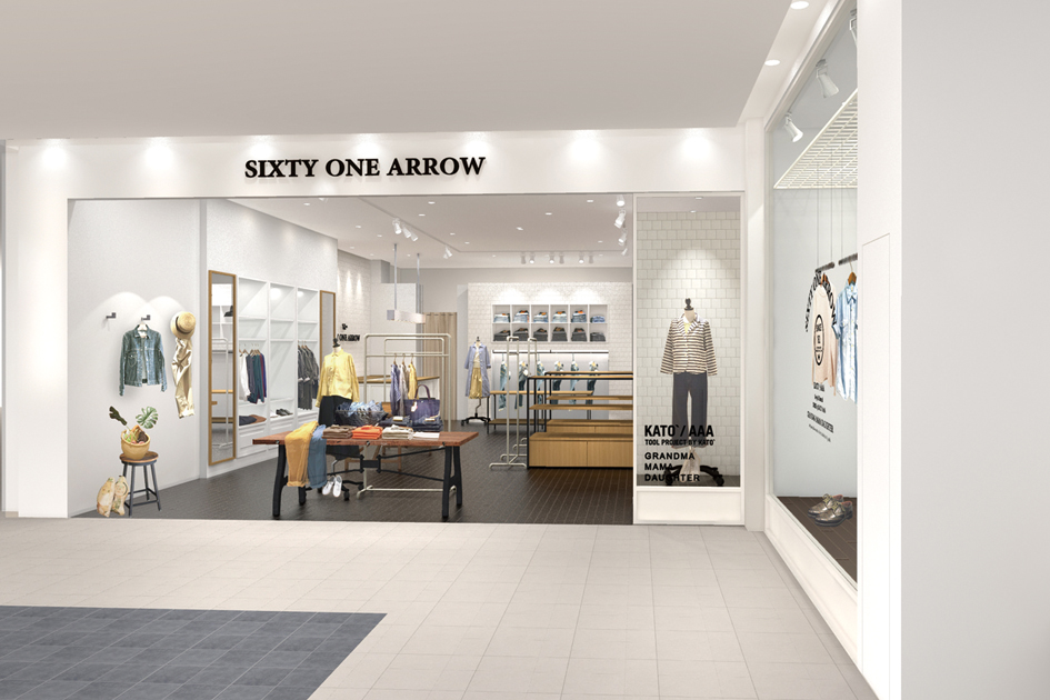 『SIXTY ONE ARROW 高松店』関西で人気のフラッグショップが四国初上陸