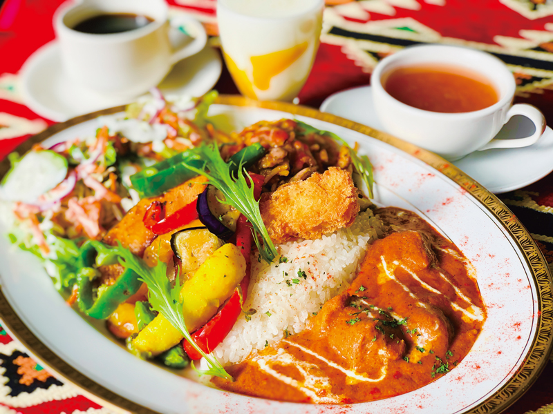 「本格カレー＆ナン」やトルコ料理「ケバブ」で海外旅行気分に♪