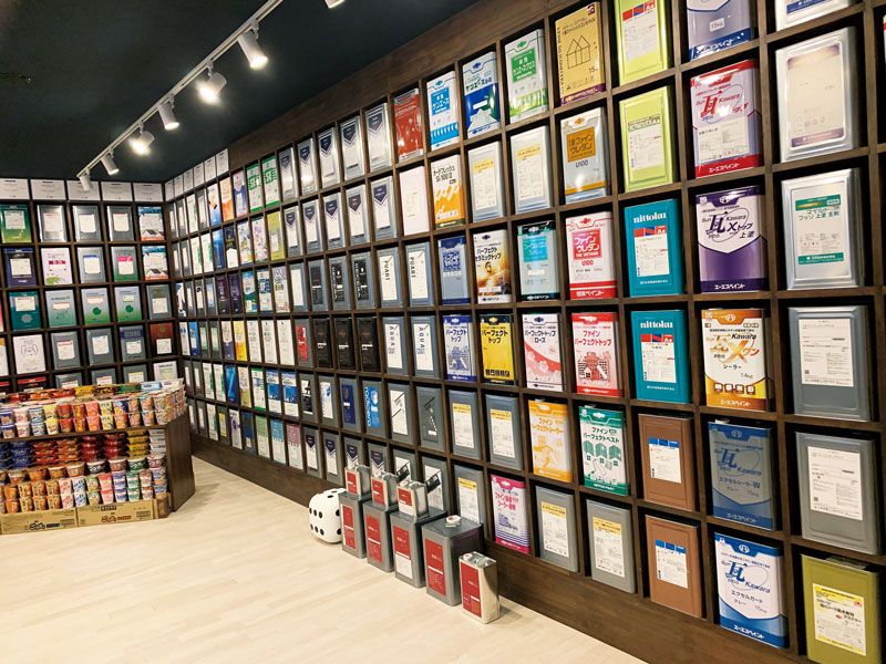 香川県最大級の塗装専門ショールーム! 地域密着、長期保証制度で頼れるお店。