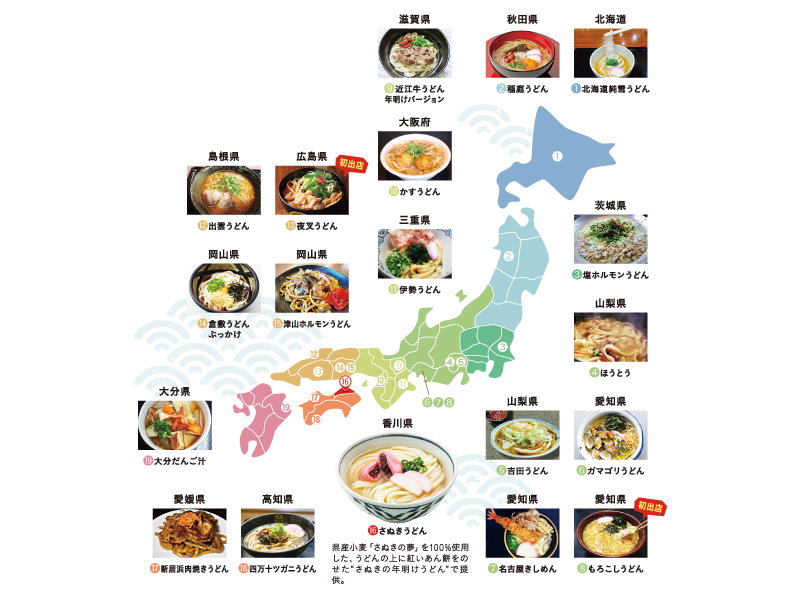 12月4日（土）、5日（日）新しい生活様式で新年の幸せを願う全国年明けうどん大会2021 in さぬき特別開催