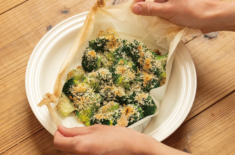 トースターで5〜7分程度焼く