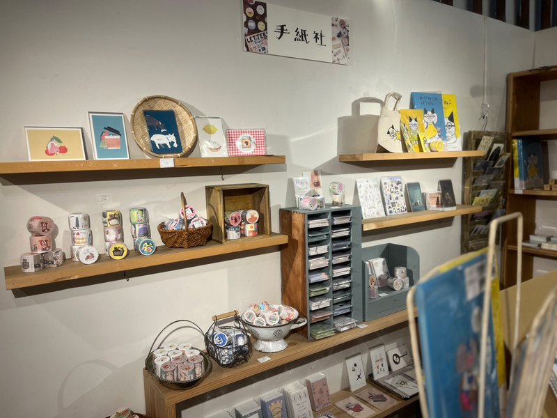 手紙社 紙ものフェア with マルモ印刷展示の様子