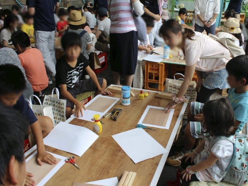 終了しました。7月14日(日)ココイチ夏まつり2019《ビー玉迷路工作と木のおもちゃ大集合》