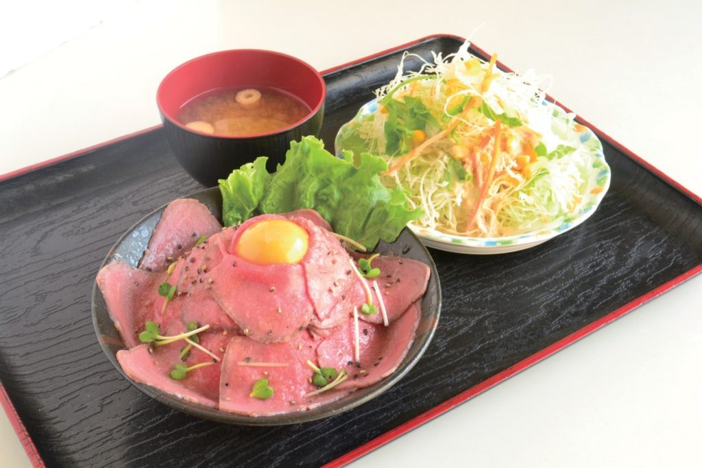 丼専門店が贈る人気Ｎｏ．１丼！ローストビーフとお米のマリアージュ