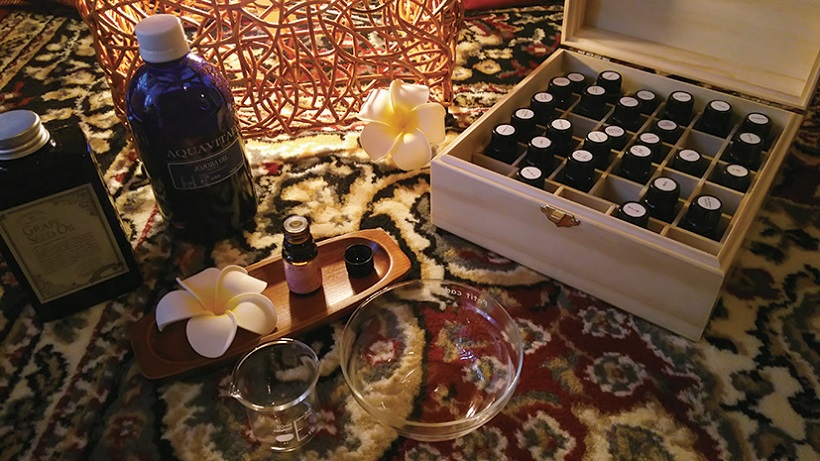 アロマとハーブボールでじっくりリラックス