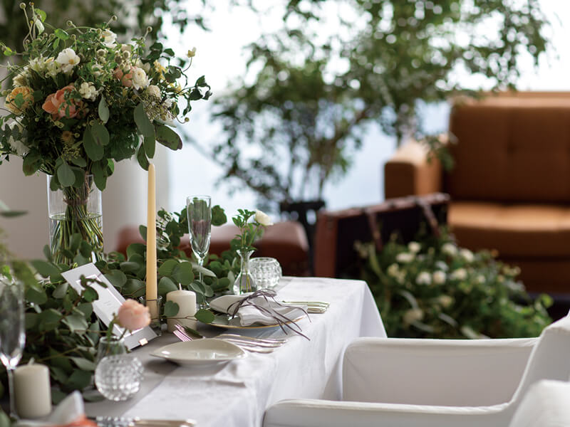 四国最高層に位置するレストランで瀬戸内のテロワール感じるフレンチを