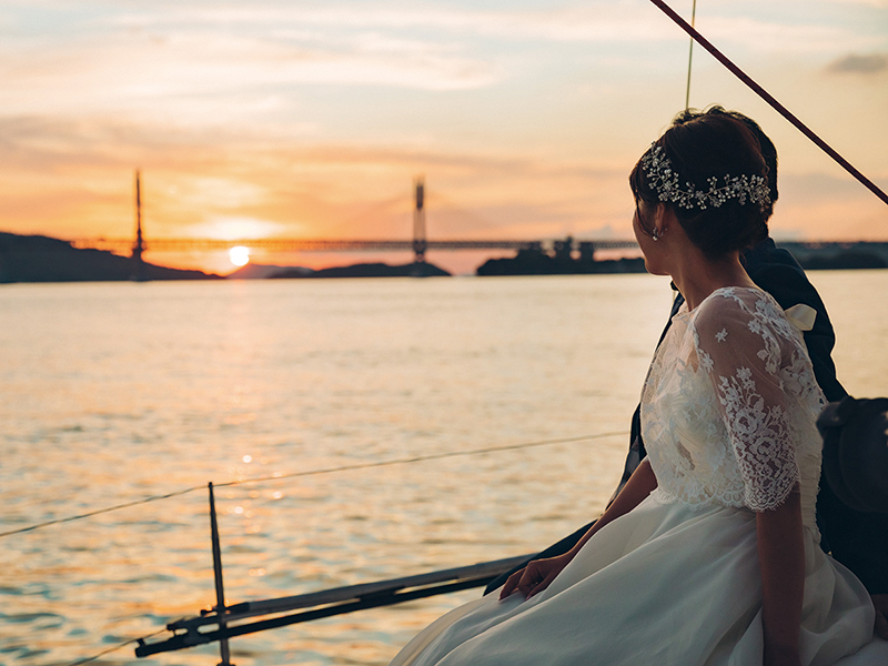 近場で叶える非日常体験を新しい“瀬戸内リゾートウエディング