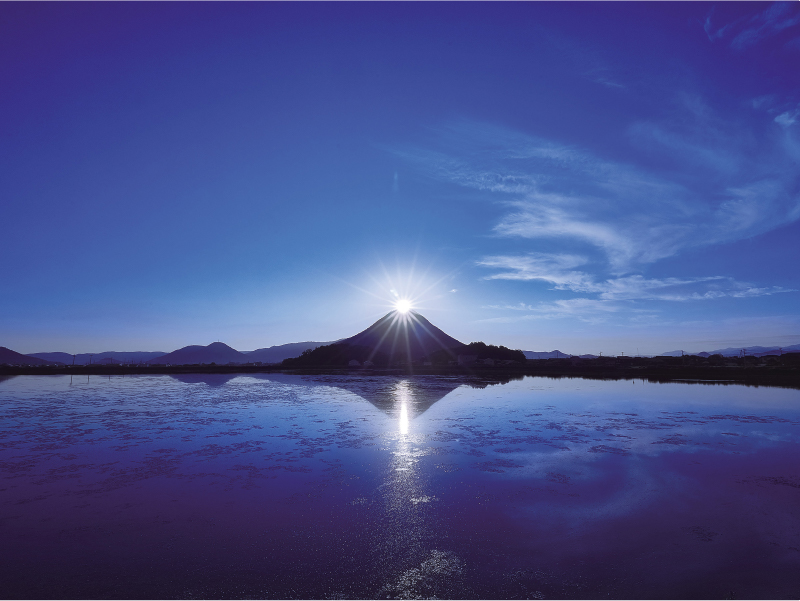 「ダブルダイヤモンド讃岐富士」インスタ映えする風景として注目度が急上昇中！