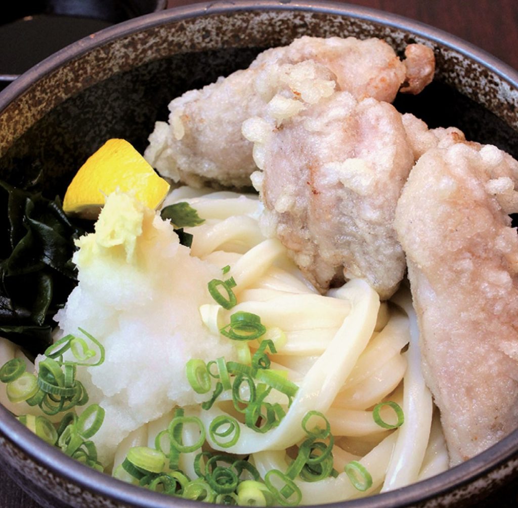 『讃岐うどん　えん家』コシのある中太モチモチうどんに舌鼓！