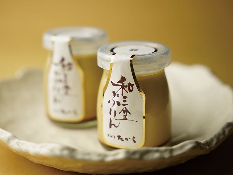 蒜山ジャージー牛乳和三盆プリン