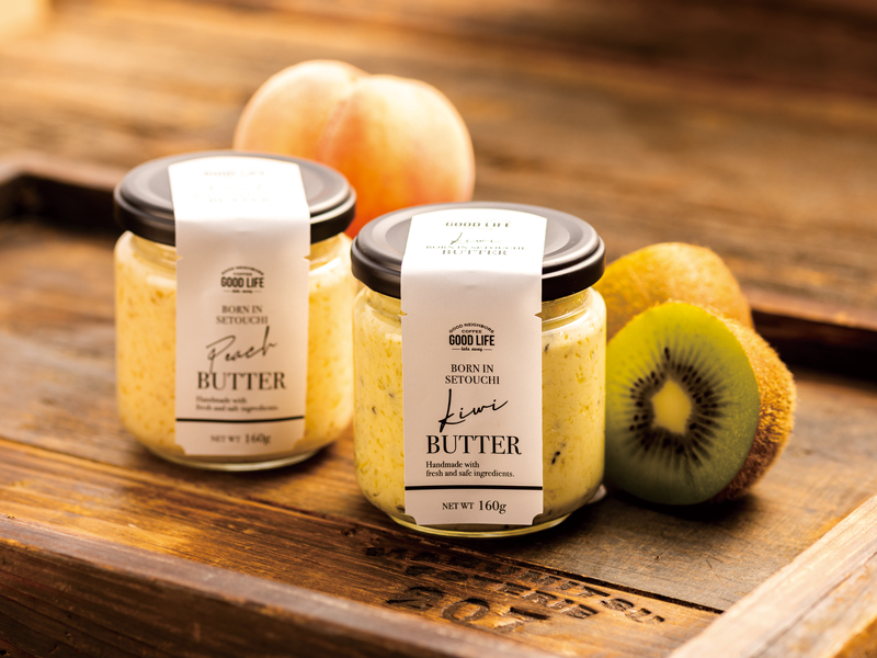 premiumフルーツバターキウイ&ももバター2種セット