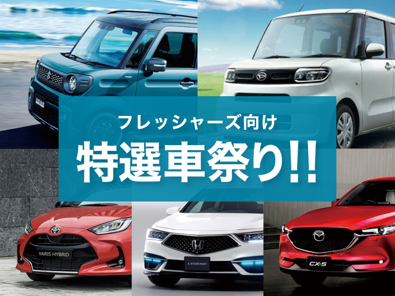 フレッシャーズ向け 特選車祭り!!