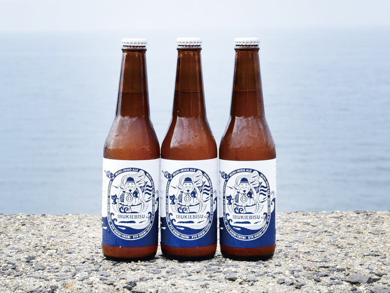 釜揚げイリコを使った地ビール「IBUKIEBISU」の試作品が完成!