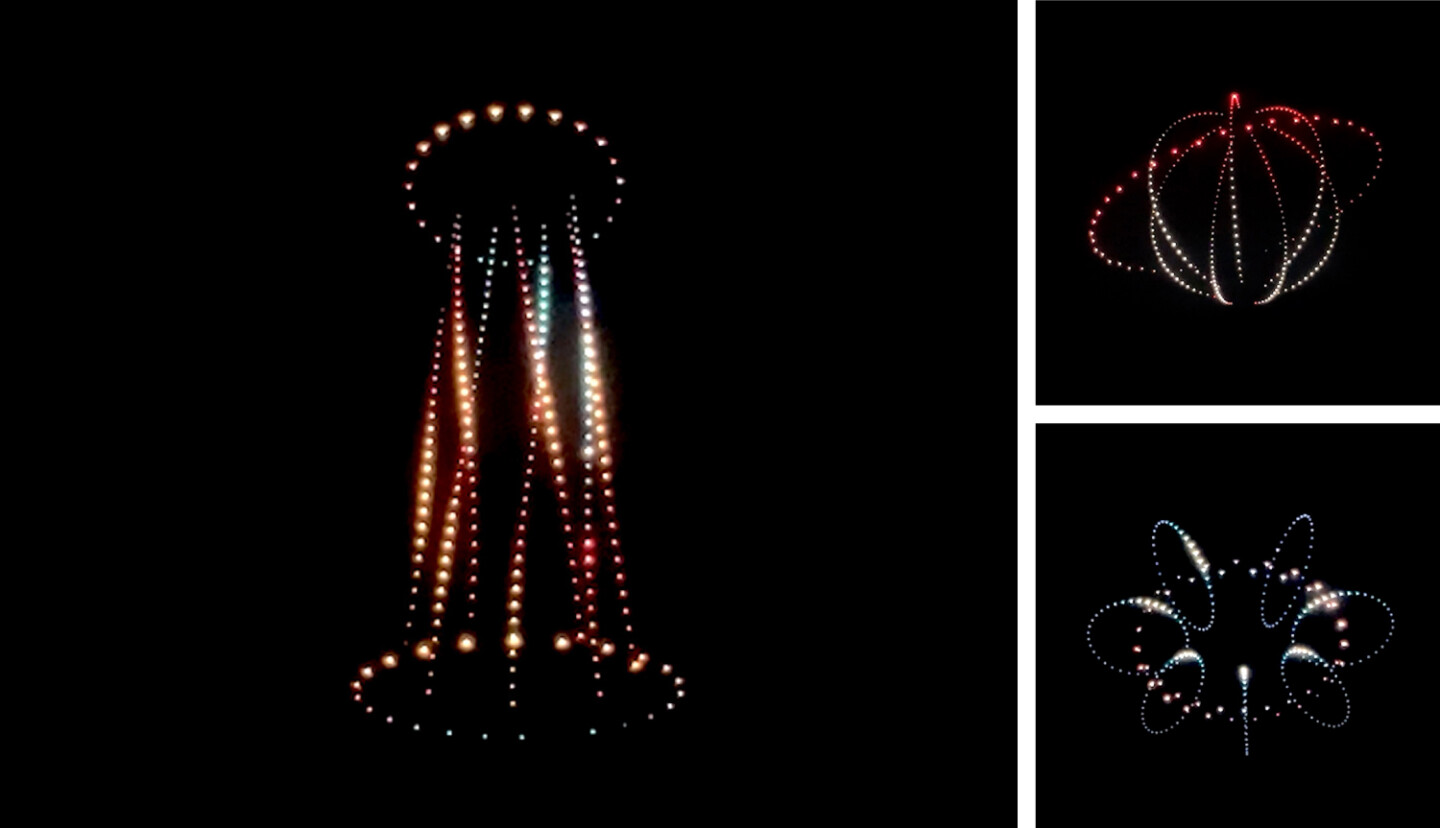 ３Dドローン＆ドラゴンショー