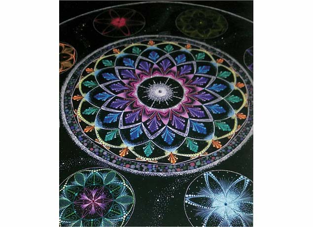 終了しました。3月5日（火）～17日（日）『曼荼羅原画 Junと仲間展』曼荼羅に親しむ仲間たちが 楽しく描いた作品を約70点展示