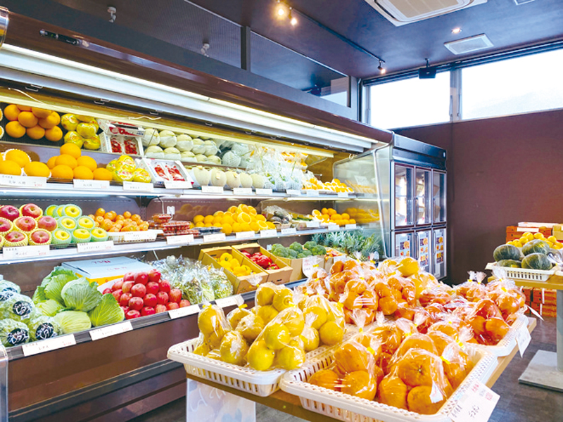 『はまきた珈琲』店内にフルーツ専門店がOPEN！