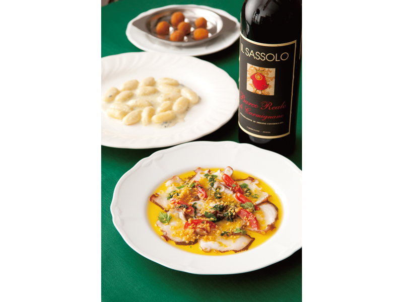 本場イタリアの郷土料理に触れる丸亀町商店街の大人のためのイタリアン