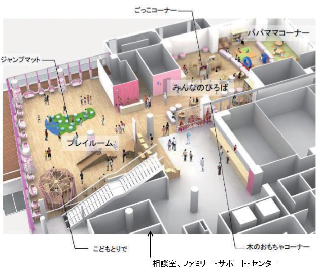 子どもを中心とした人々の交流を生み出す「たかまつミライエ」が１１／２３に誕生