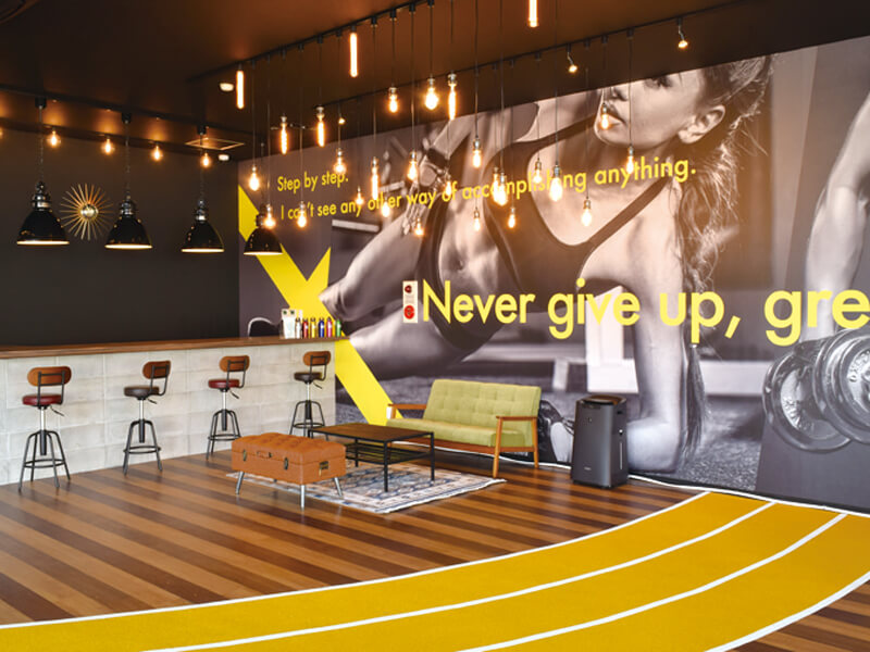 ブルックリンカフェのようなジムがOPEN