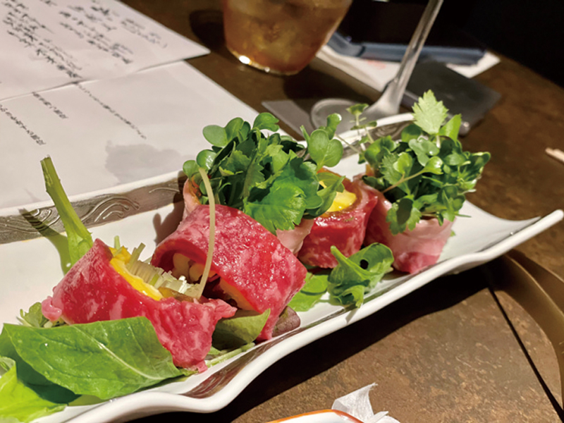 老舗日本料理店が手掛ける肉割烹に舌鼓