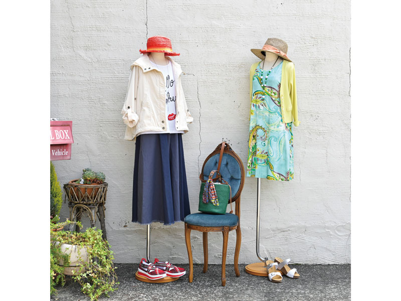 ヨーロッパのアイテムを取り入れた 涼しめコーディネート♪