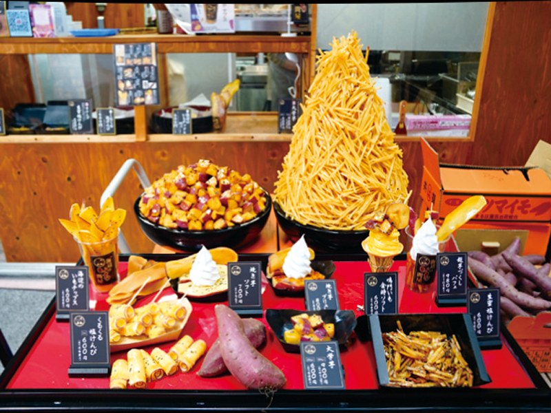 『海辺の市場 いも問屋』糖度の高い芋をさまざまなスイーツで愉しめる芋専門店【香川県高松市瀬戸内町】