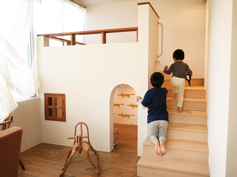 キッズスペースで遊ぶ様子