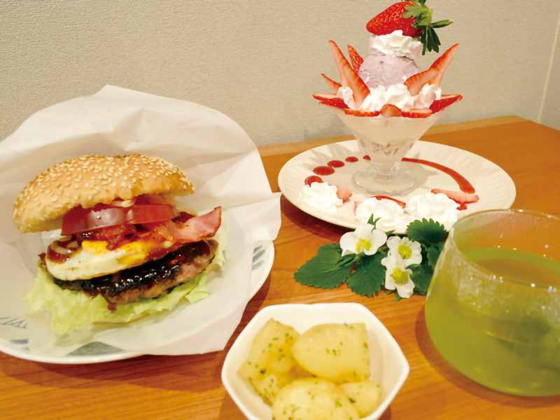 罪悪感ハーフ！ボリューム満点のバーガー