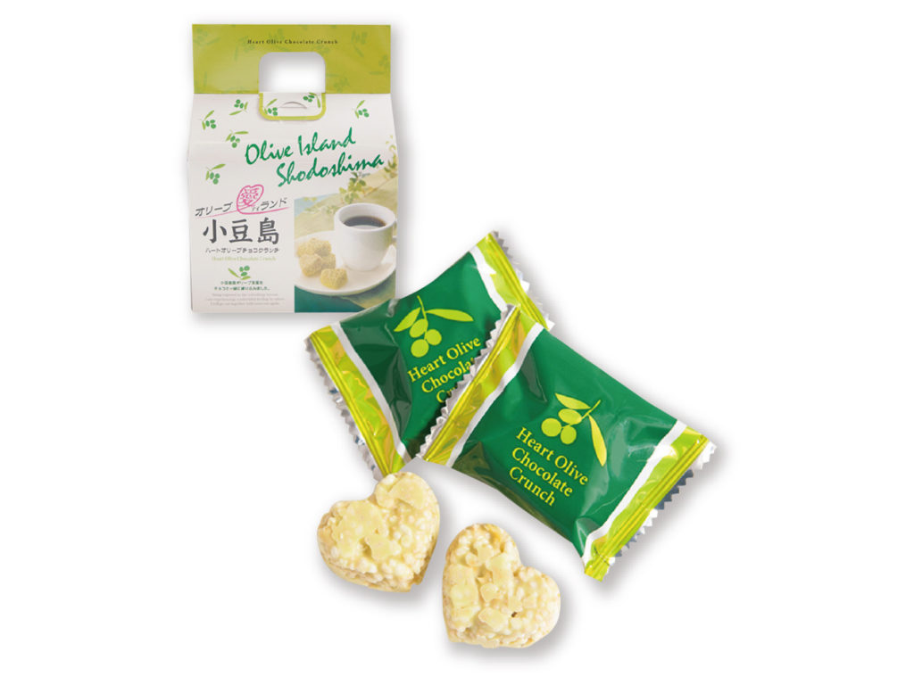 『お菓子の春日堂』の小豆島生まれのオリーブチョコレート