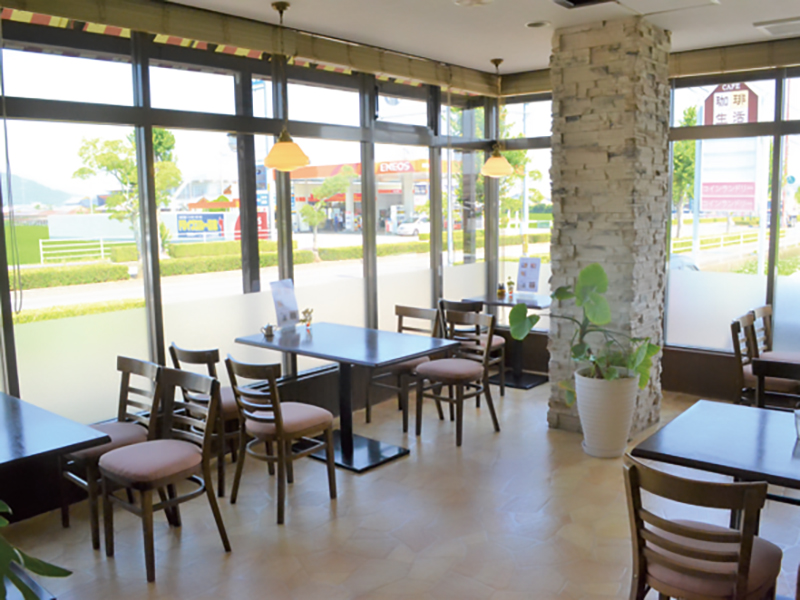 オリジナルコーヒーをゆったりとした空間で