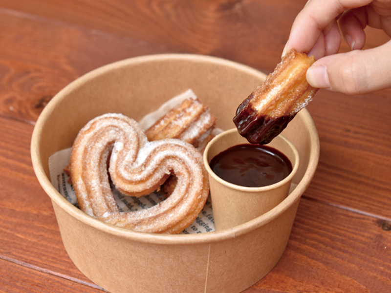 『FLAT CAFE STAND　フラット カフェスタンド』「さぬきの夢」100%使用した揚げたて熱々のチュロス専門店【香川県高松市今新町】