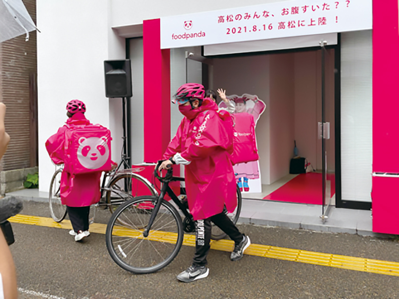 デリバリーを楽しむ『foodpanda』が香川初上陸！