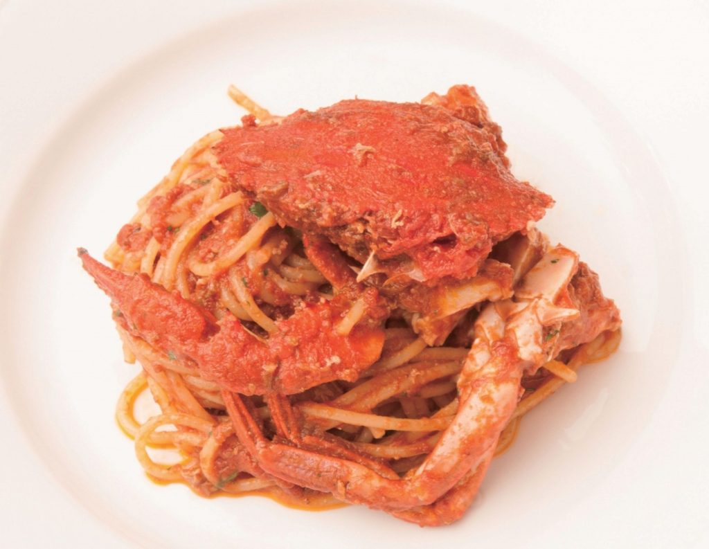 『ＲＩＳＴＯＲＡＮＴＥ　ＦＵＲＹＵ』濃厚なカニの旨味を楽しむパスタで素材の味わいを思う存分堪能して
